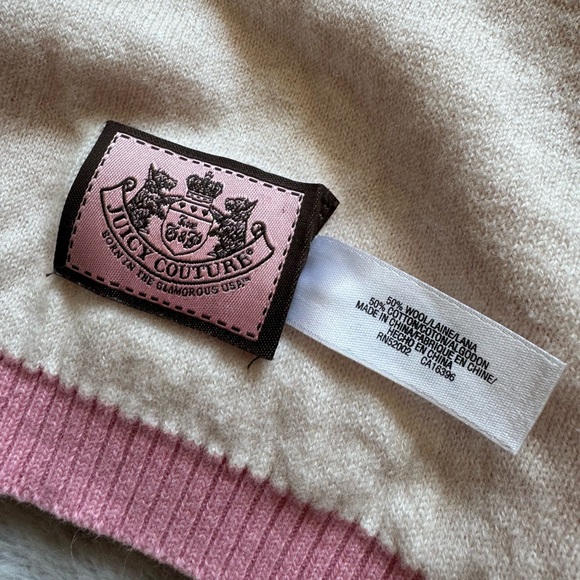 Pink vintage Juicy Couture beanie hat - Picture 4 of 5